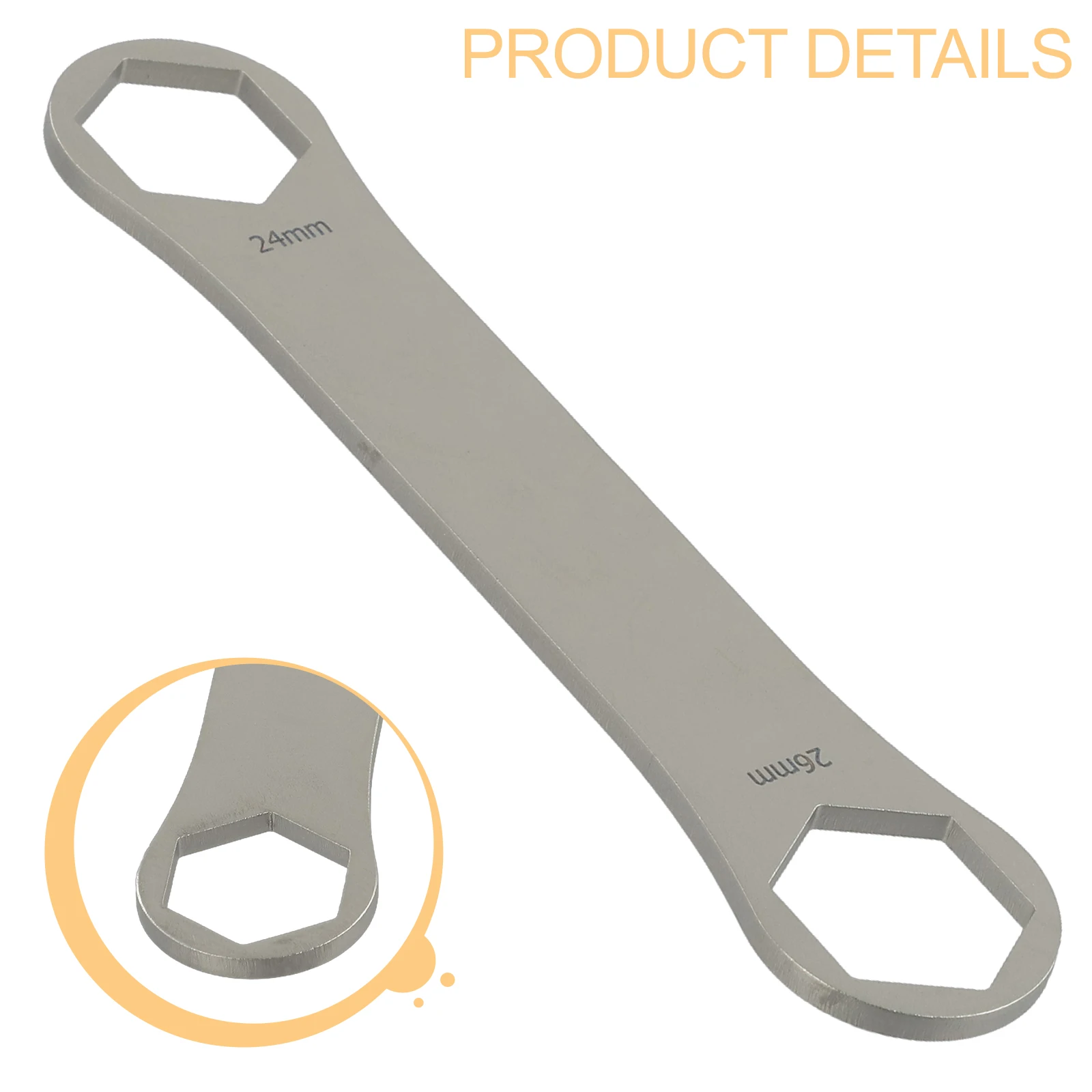 Portable Double Head Top Cap Spanner for Rockshox Fox Premium Stainless Steel Construction Practical and Easy to Use