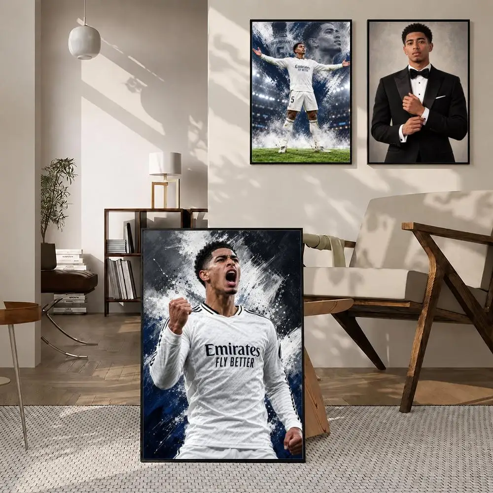 Athlete Jude Bellingham  Poster High-definition  stickers, suitable for bedroom, living room, home decoration