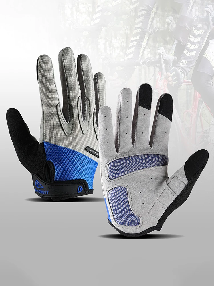 AliExpress Anti Slip Long Finger Cycling Sports Gloves, Shock-Absorbing, Wear-Resistant, Anti Cocoon Cycling Outdoor Fitness Gloves