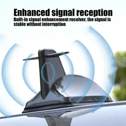 1PCS Universal Car Shark Fin Antenna Auto Radio Signal Aerials Roof Antennas Car Styling Exterior Parts Aerials