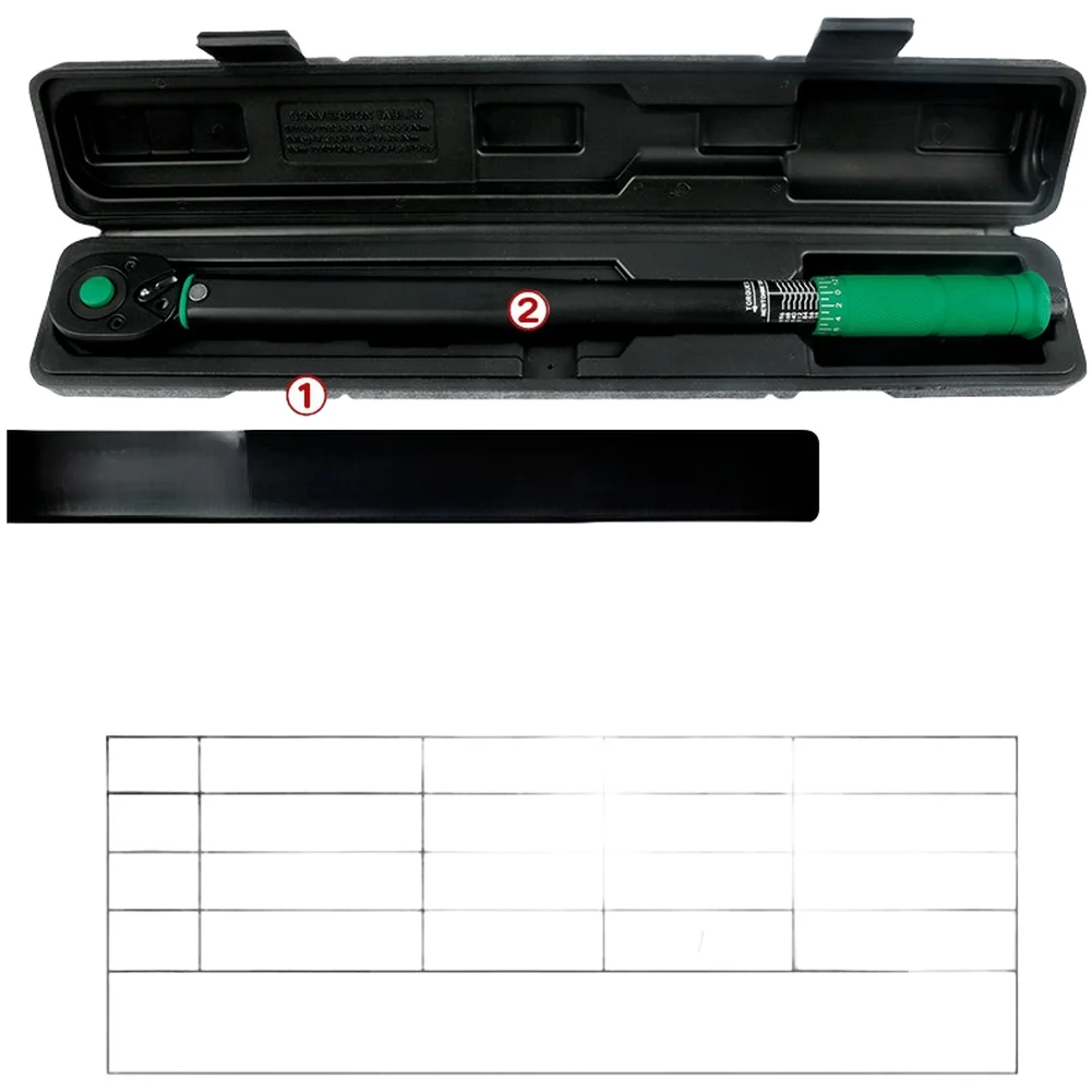 

Регулируемый динамометрический ключ 1/2 привода 28–210 Нм с двусторонней шкалой и трещоткой для точного автомобильного крутящего момента