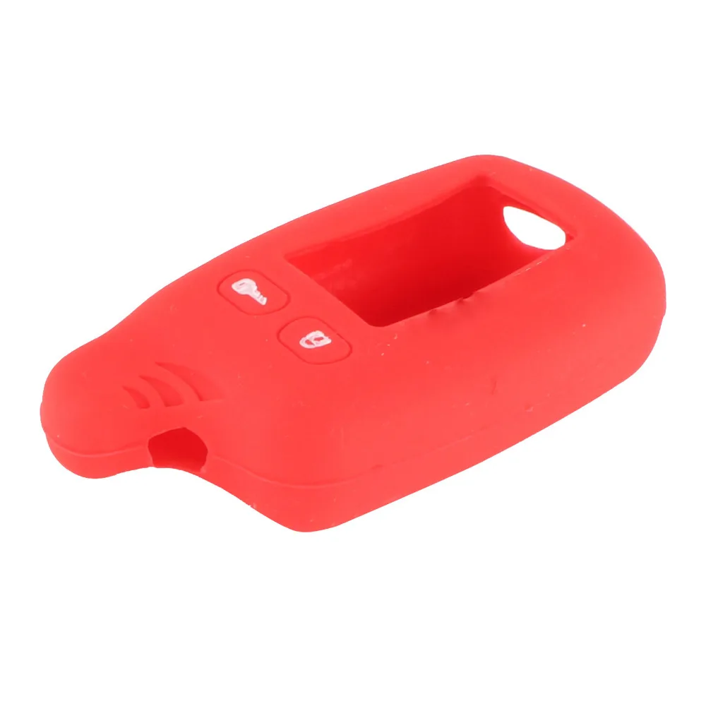 KEYYOU Tw9010 Silicone Case KeyChain For Russian 2-way Alarm System Alarm Key Fob For Tomahawk Tw9010 9010