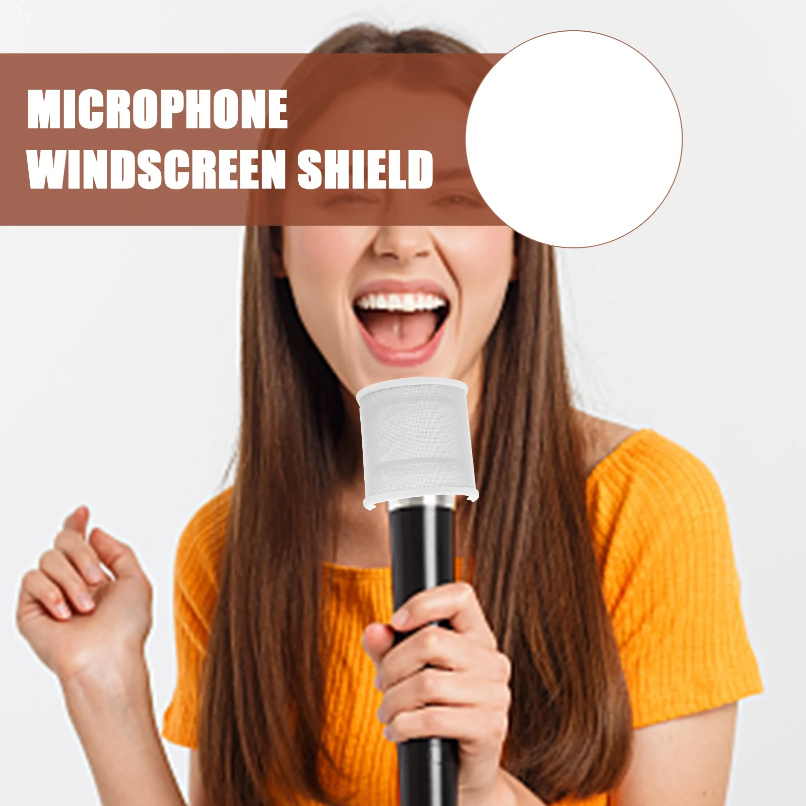 Microphones U Shaped Pop Filter Handheld Windscreen Cover for