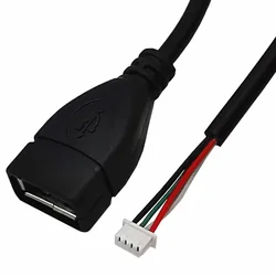USB to 4P MX1.25 cable, 4P MX1.25 Female to USB 2.0 Female/ Male Cable USB to Dupont 4 pin Data Cable 50cm