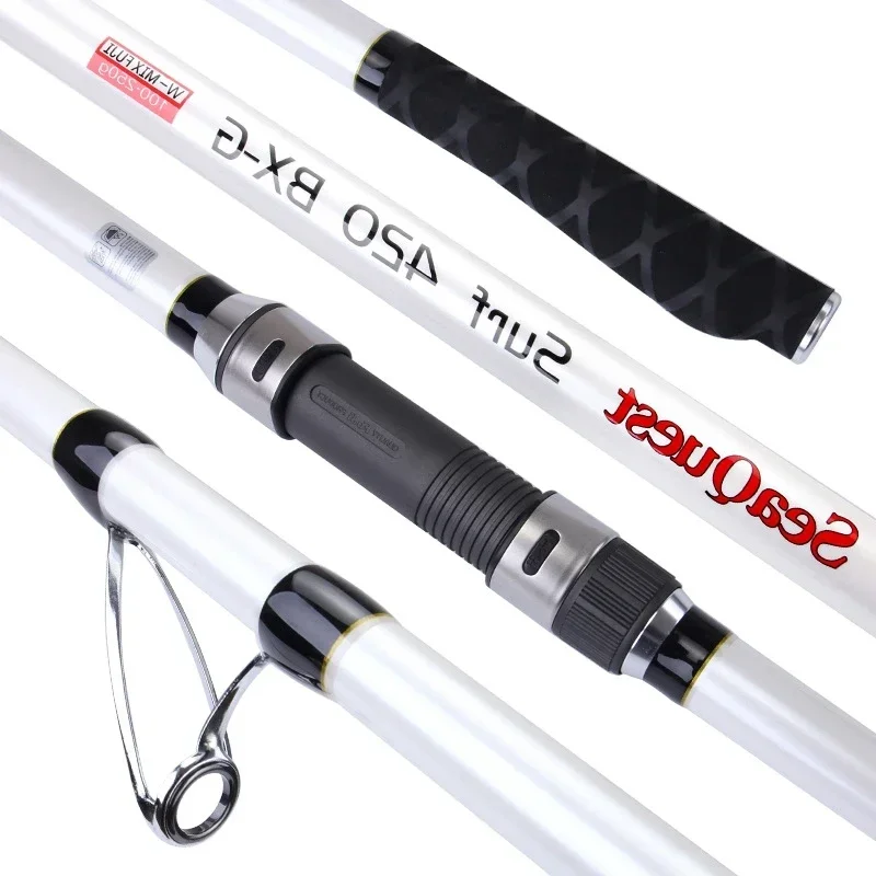 Carbon Long Shot Surf Casting Telescopic Fishing Rod With Reel Combo