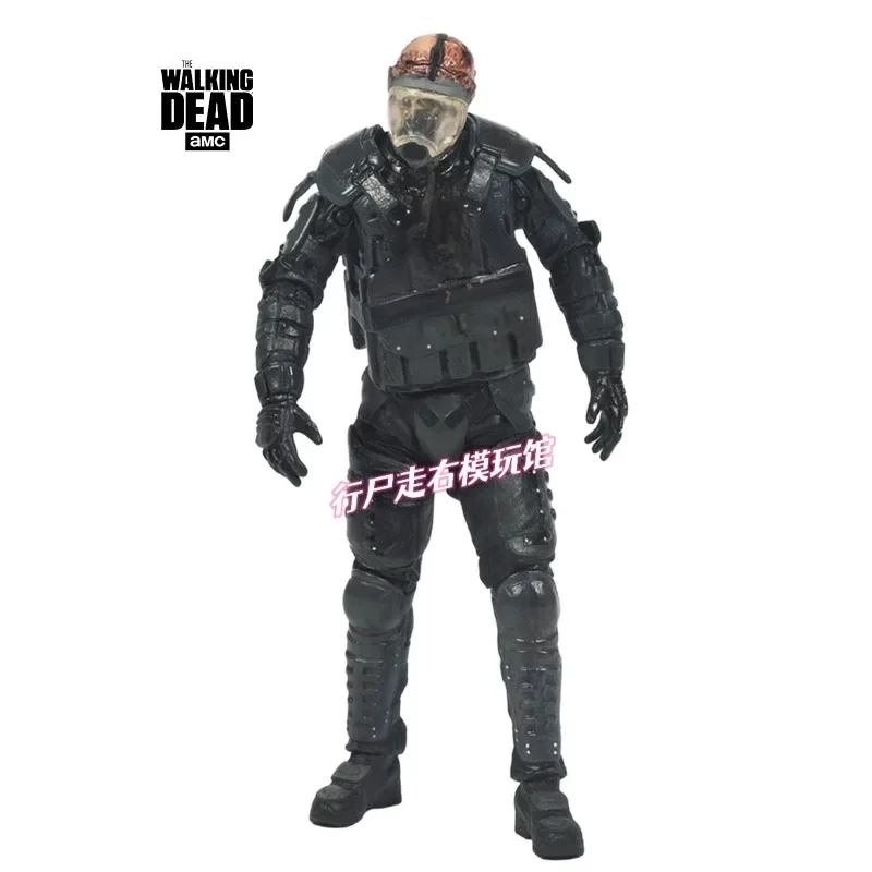 Macfarlane 5-inch 1/12 GAS MASK ZOMBIE Walking Dead Movie and TV Series Original Action Figures Scale Model Collectible Toy