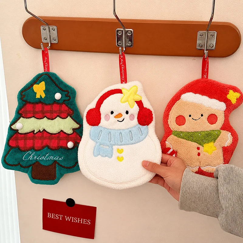 Christmas Hand Towels, Absorbent Kitchen Decor