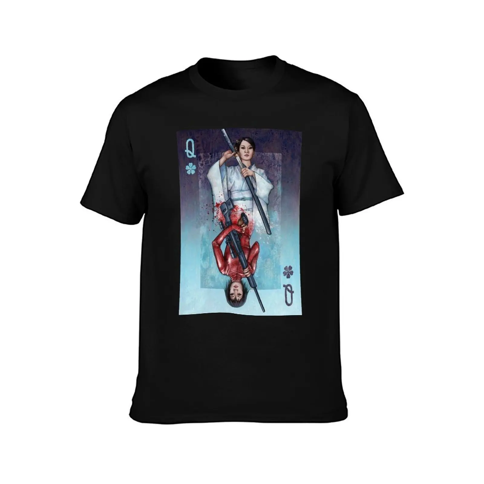 O-Ren Ishii T-Shirt, Summer Casual Cotton Tee, Oversized Streetwear Tops, Vintage Graphic Print, Loose Fit Short Sleeve