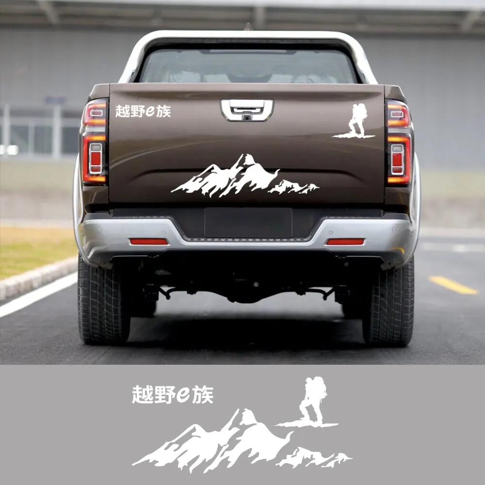 

Pickup Tailgate Decals Truck Rear Tail Graphics Vinyl Film Decoration Covers Car Stickers Decoration Auto Tuning DIY Accessories