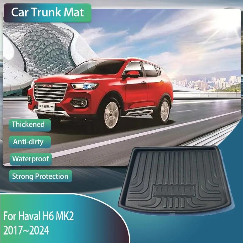 

Car Trunk Boot Mat For Great Wall Hover Haval H6 II MK2 2016~2024 EVA Anti-dirty Cover Carpet Trunk Storage Pad Auto Accessories