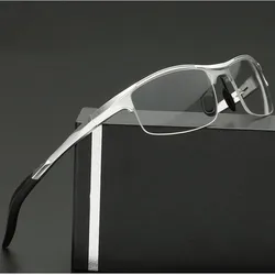 Aluminum Men Eyeglasses Fashion Myopia Optical Computer Glasses Frame Brand Design Plain Eye Glasses Retro De Grau Femininos