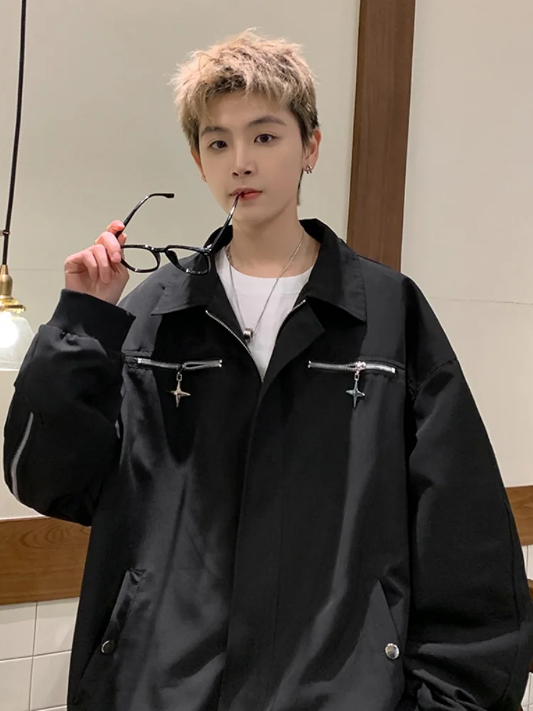 

Мужская куртка-бомбер American Sle Flight Jaet: новая трендовая модель для весны и осени, премиум-класса, с воротником-стойкой, на молнии, в бейсбольном стиле