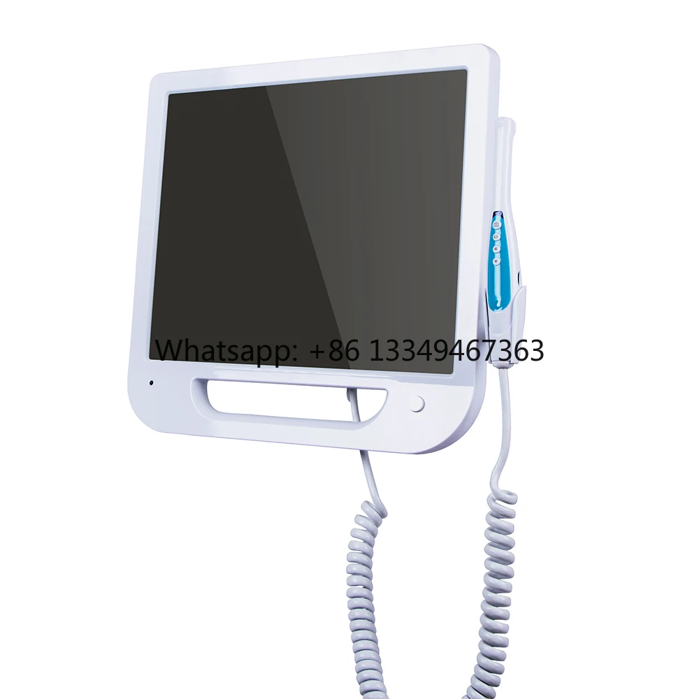 Electric Dental Intraoral VGA Camera 17 Inch Screen Medical Class I Clinic Cleaning Filling Teeth