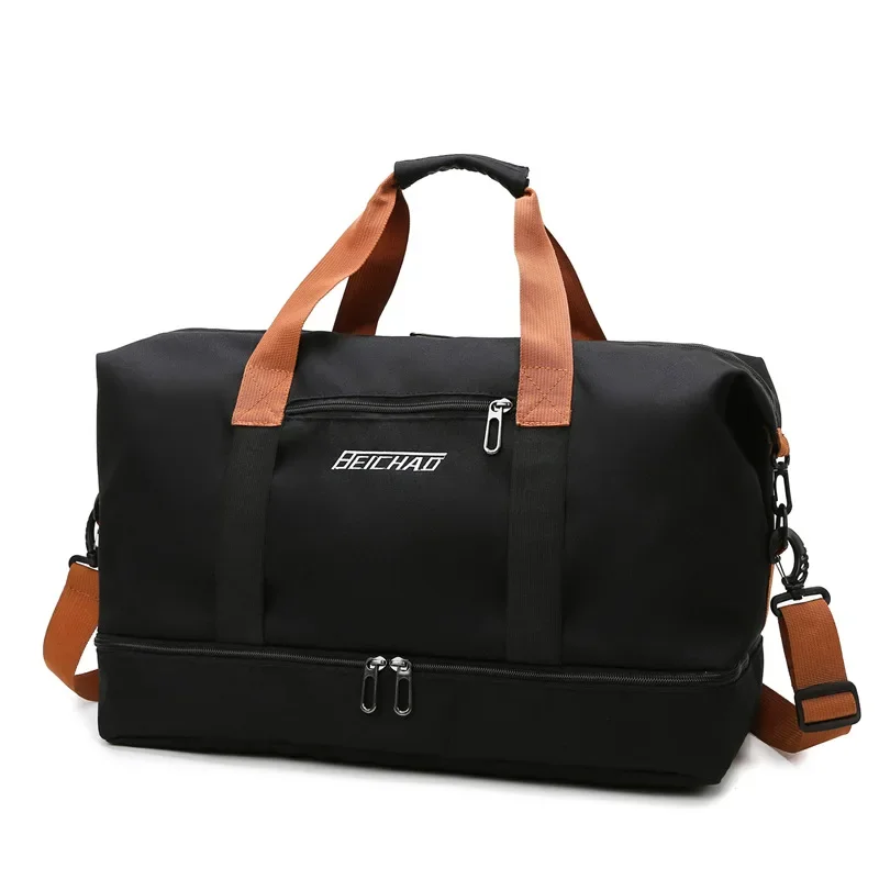 Grote Capaciteit Reistas Voor Mannen Vrouwen Droge Natte Scheiding Waterdichte Tote Enkele Schouder Crossbody Tas Sport Fitness Handtassen