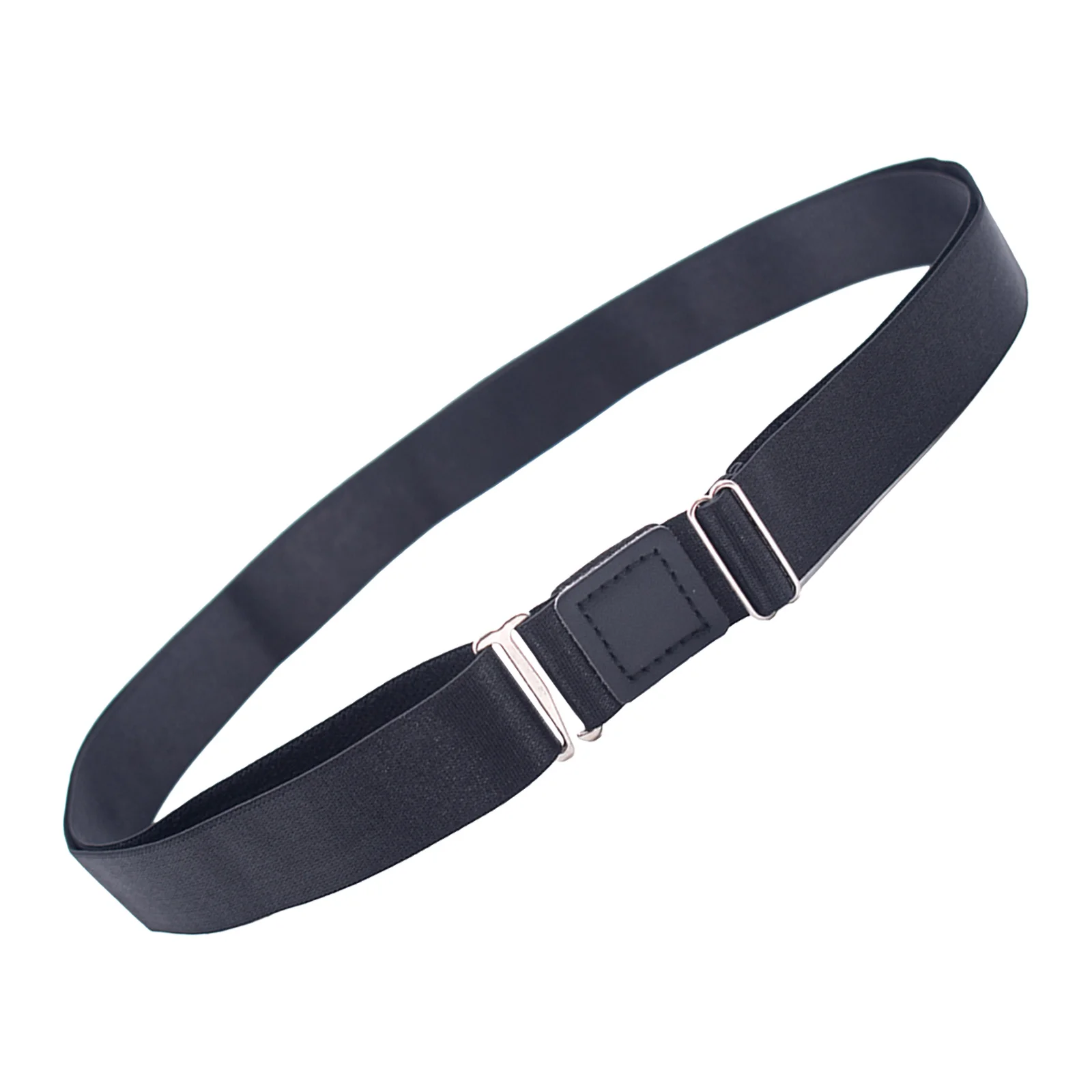 حزام القميص يبقى قابل للتعديل 2.5 سم من النايلون الأسود المرن للرجال والنساء، حل القميص المضاد للانزلاق، ملحقات السراويل #1