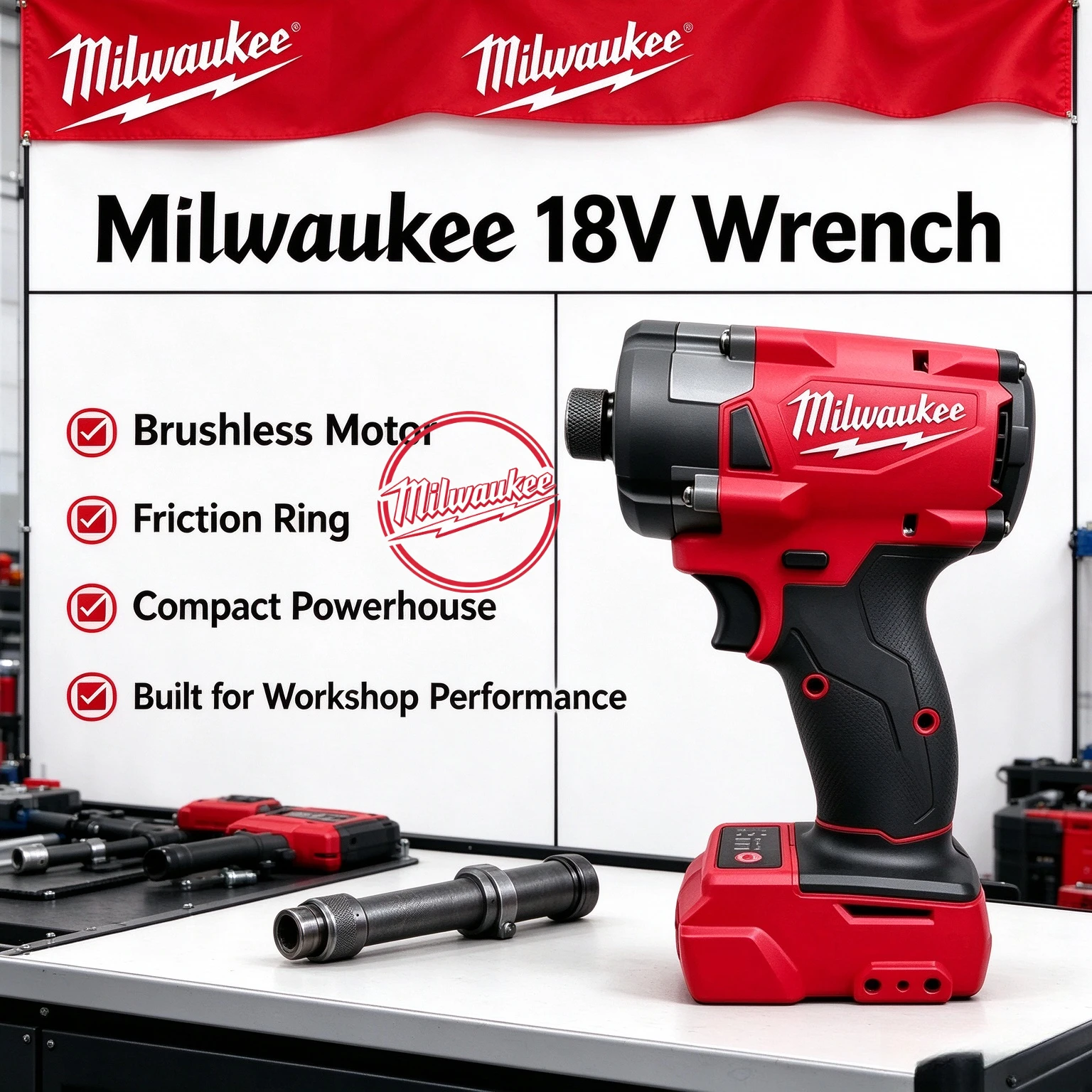 Cordless Impact Driver 1/4 Hex - Oryginalny, bezszczotkowy wkrętak udarowy Milwaukee M18