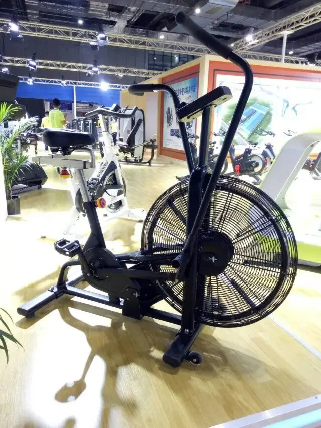 Commercial Fan Exercise Bike Upright AirBike Indoor Cycling Stationary Bicycle Fitness Equipment