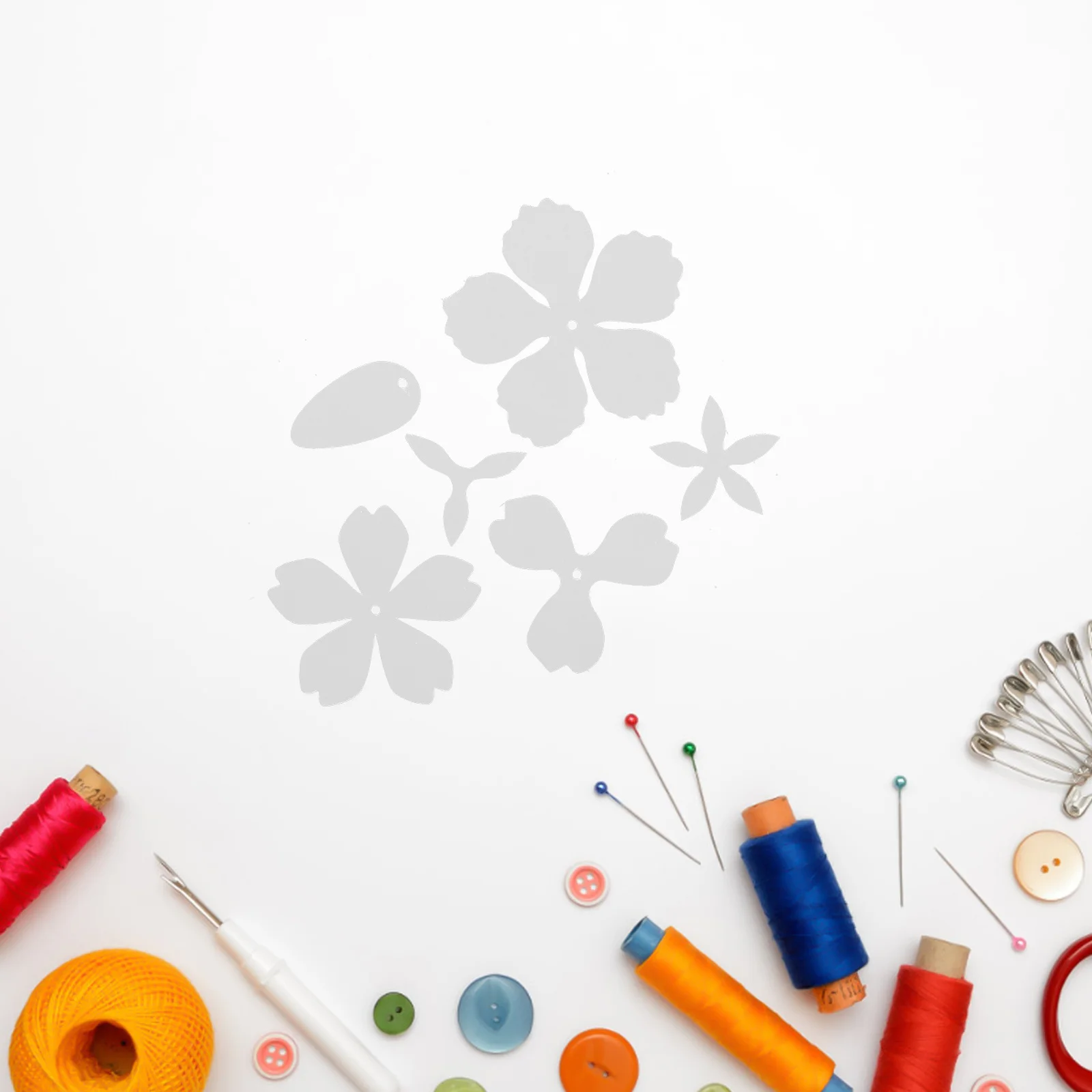 

2pcs Heat Shrink Sheet Pre-Cut Floral Craft For Diy Jewelry Making Keychain Pendant Hairpin Accessories Shrinky Paper Sheets