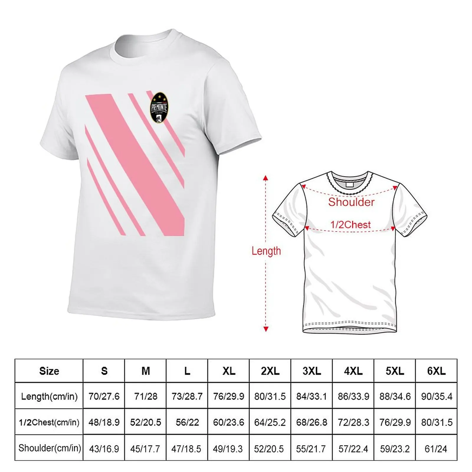Piemonte Calcio - Home kit T-Shirt Sporty Casual Quick Dry T-Shirt