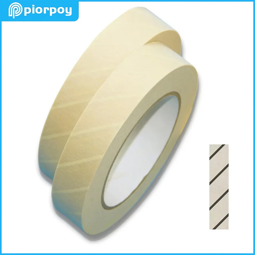 

PIORPOY Dental Sterilization Indicator Tape 12/19/25mm Autoclave Cards Steam Indicator Tape Dentistry Laboratory Material Tool