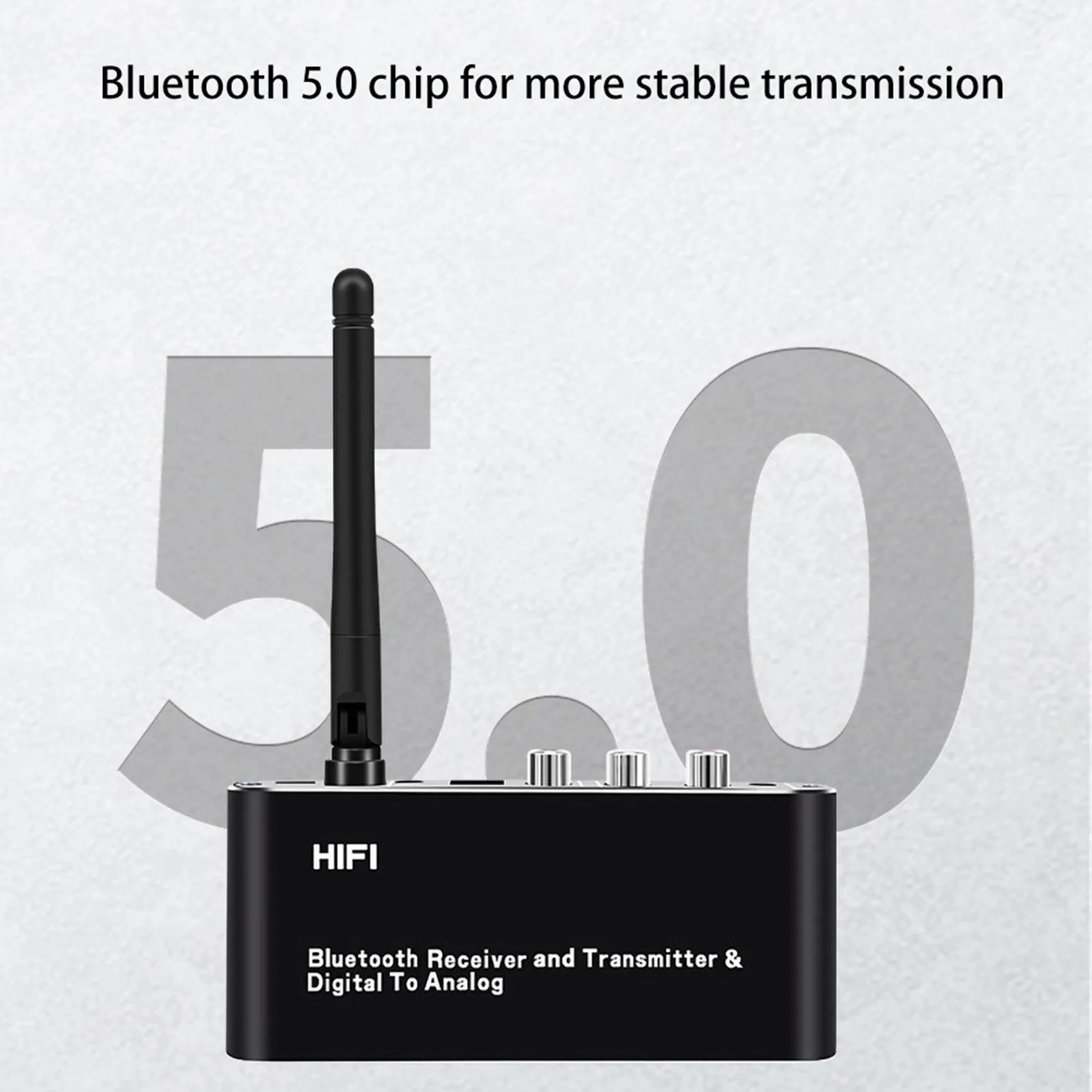 HFES 디지털 오디오 변환기 Bluetooth 5.0 오디오 수신기 송신기 동축 광 AUX Bluetooth 수신기
