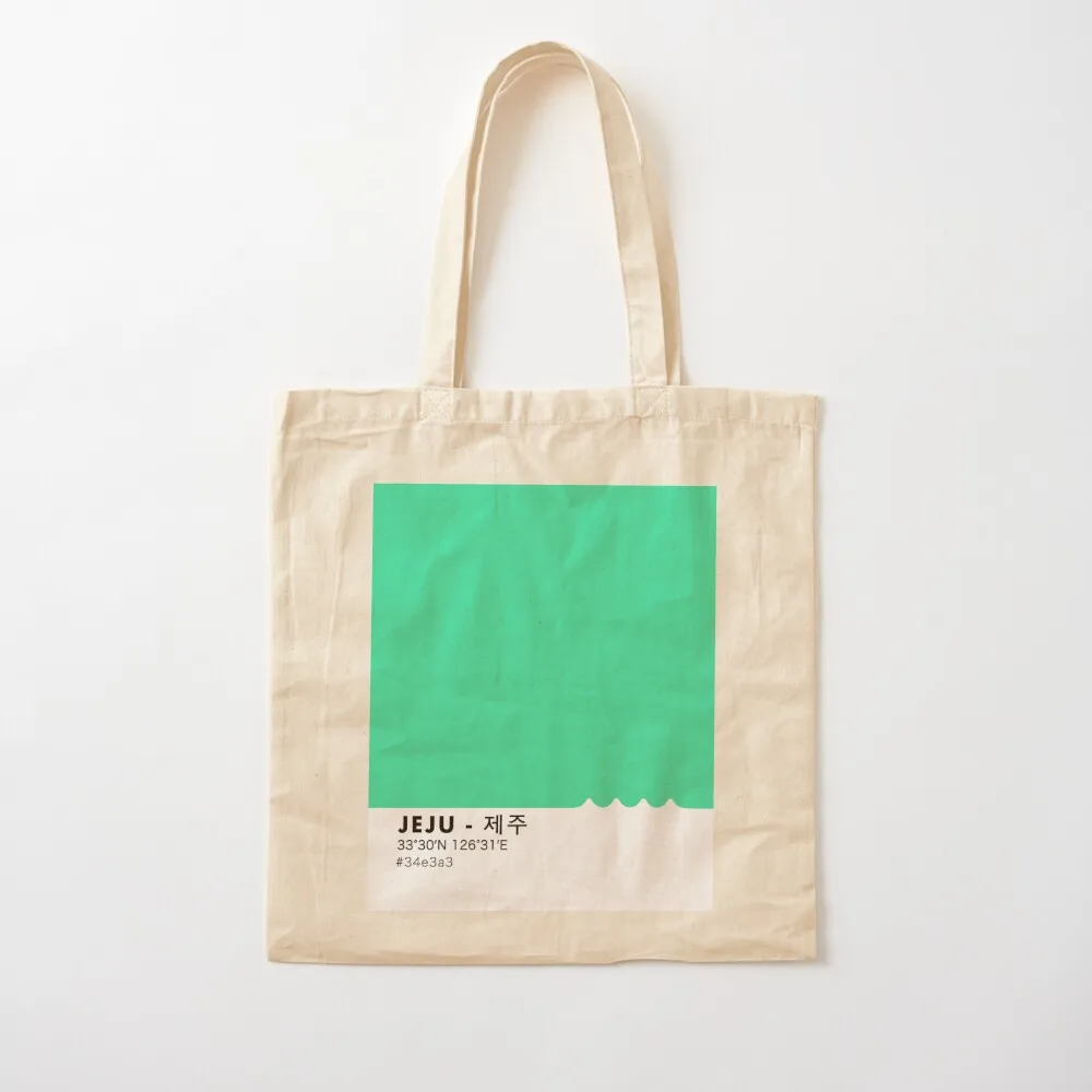 Jeju south Korea Pantone Tote Bag shopper bags for women Large bags for women hand bag eco pack