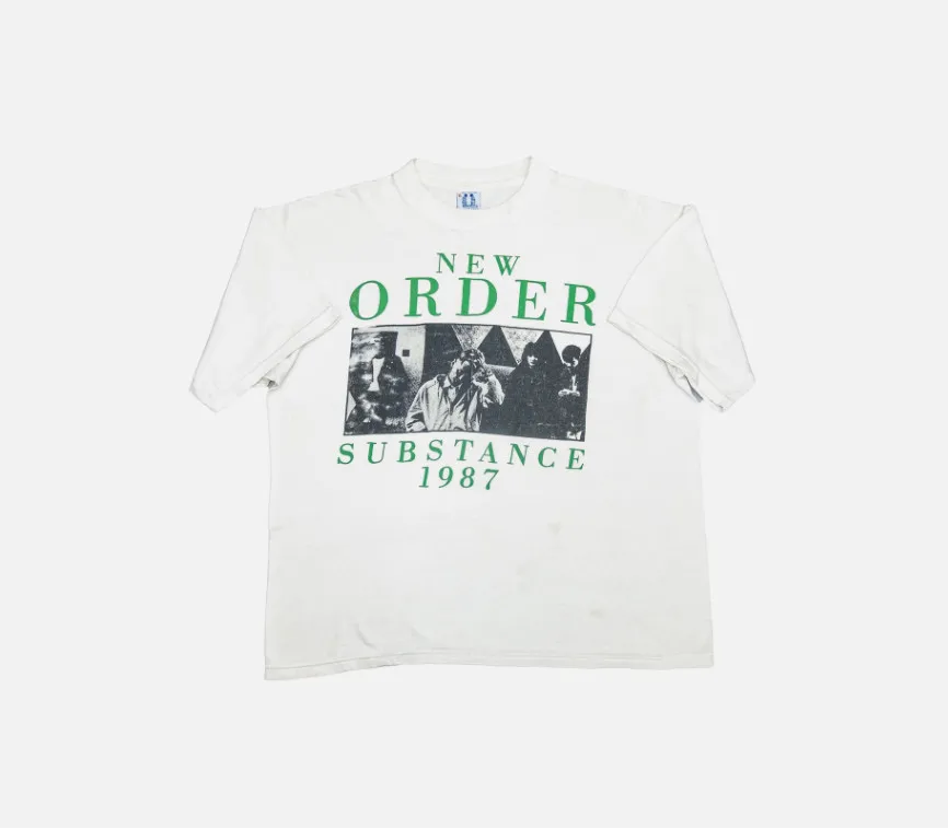 New Order - Substance graphic white Unisex Shirt all size