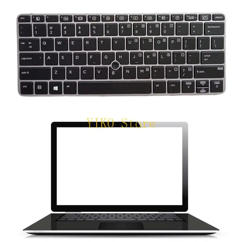 K32C Keyboards for HP EliteBook 820 G3/ 820 725 G3/ 725 laptop US Backlit Point Keyboard