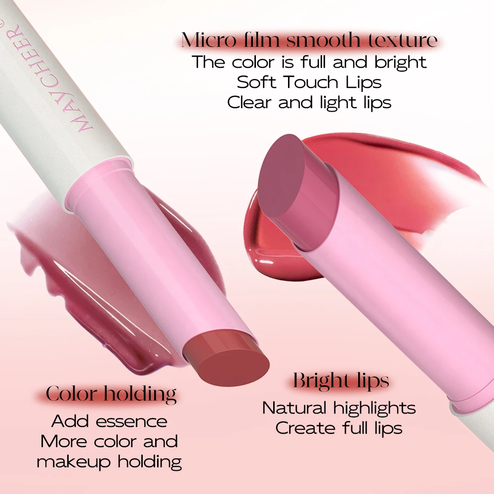 1PC lip gloss, waterproof and long-lasting moisturizing, smooth and lightweight, easy to apply, natural makeup effect