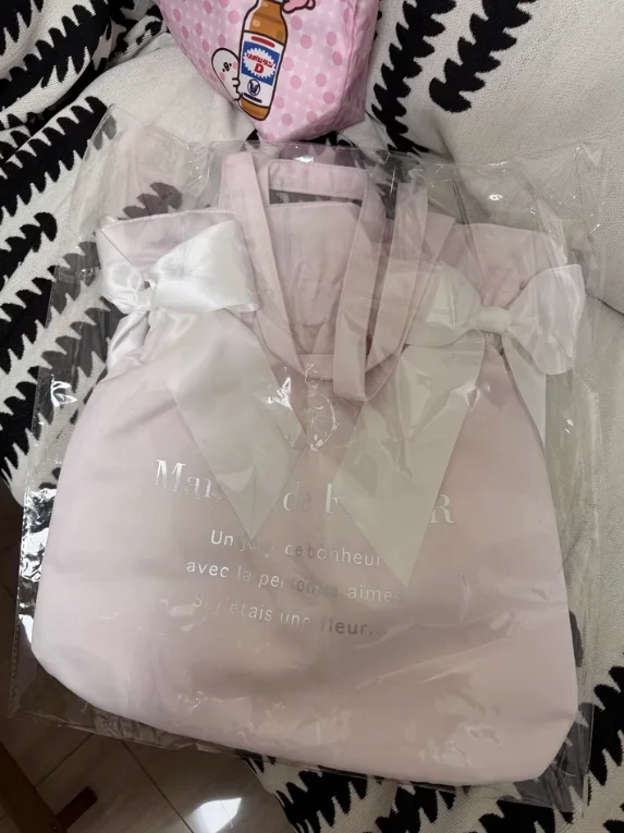 

Японская сумка через плечо из атласа с принтом и бантом, новая коллекция весна-осень, милая универсальная дорожная сумка-кроссбоди