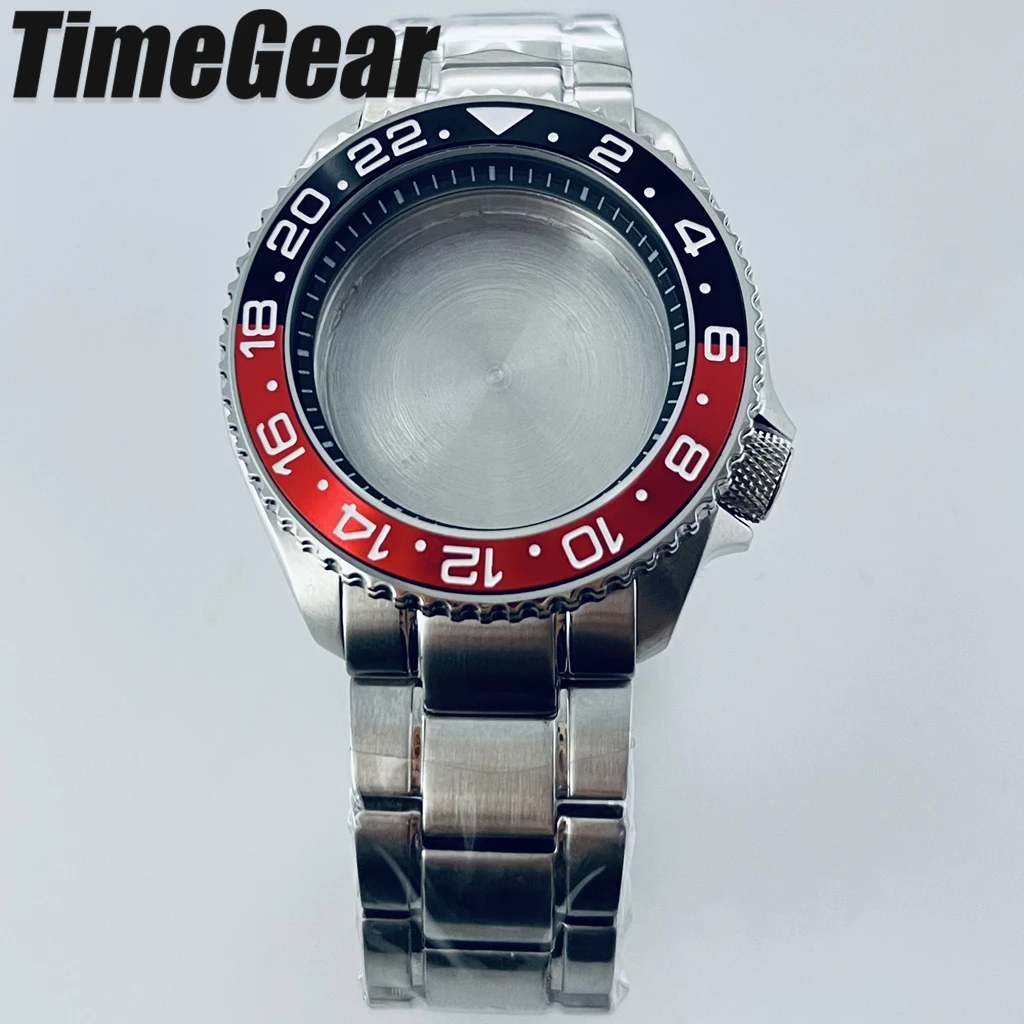

Корпус для часов SKX007 42 мм, безель GMT, коронка S, для механизмов NH35, NH36, NH38, 4R, 7S, с металлическим ремешком, запчасти для модификации корпуса часов. ﻿