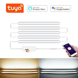 Tuya Smart LED Under Cabinet Lamp Wifi Switch Led Light Bar 30CM 40CM 50CM Night LED Strip For Wardrobe Indoor Kitchen Lighting