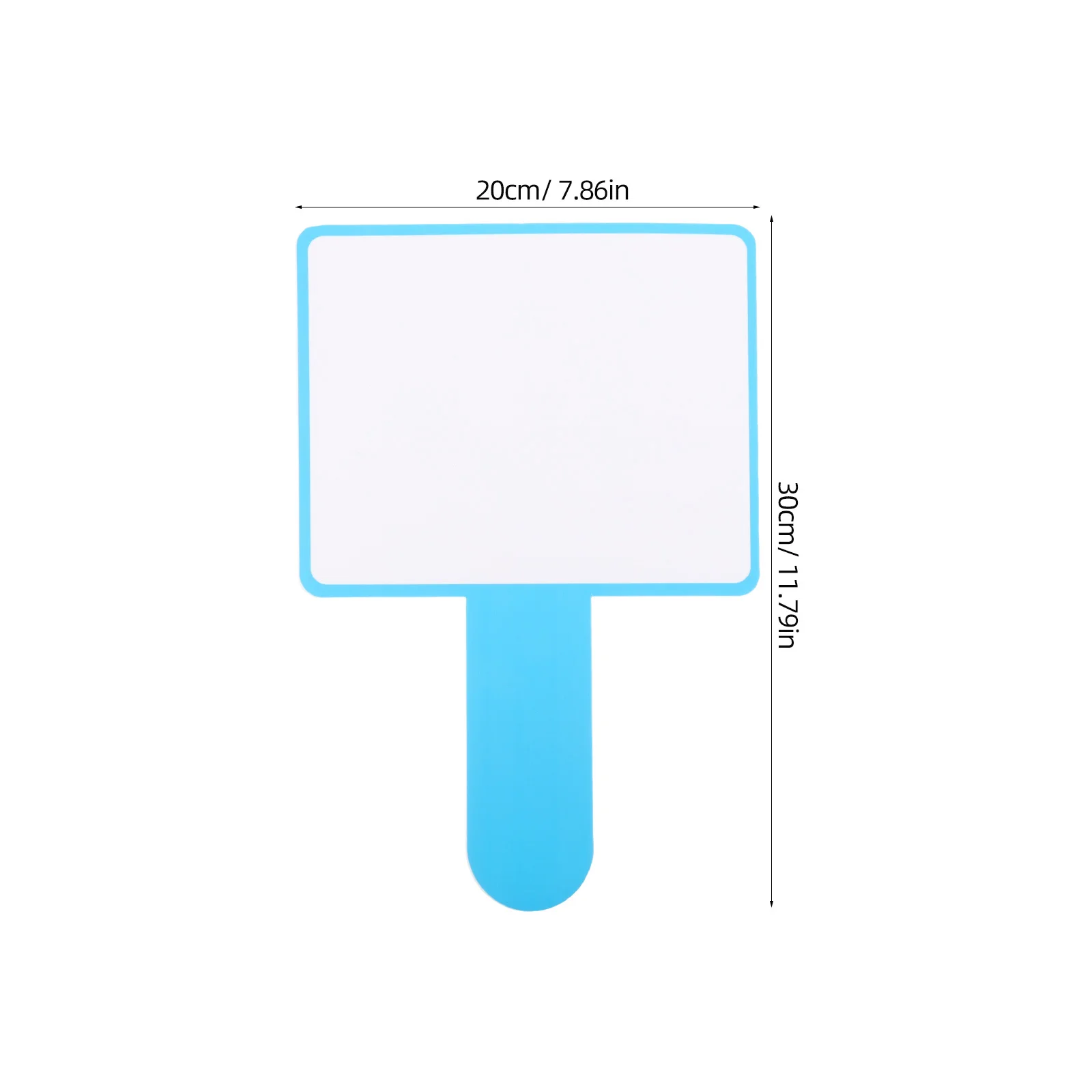 2Pcs Reusable Voting Paddles Lightweight Foam Handheld Whiteboard for Family Game Party Student Learning Classroom Office
