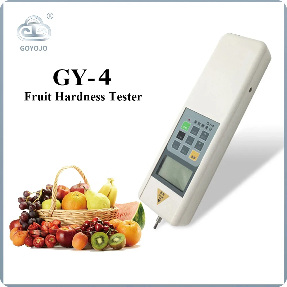 GY-4 Digital Hardness Tester for Fruit Machine Sclerometer Test High Precision Measuring Pa Durometer 3 Probes