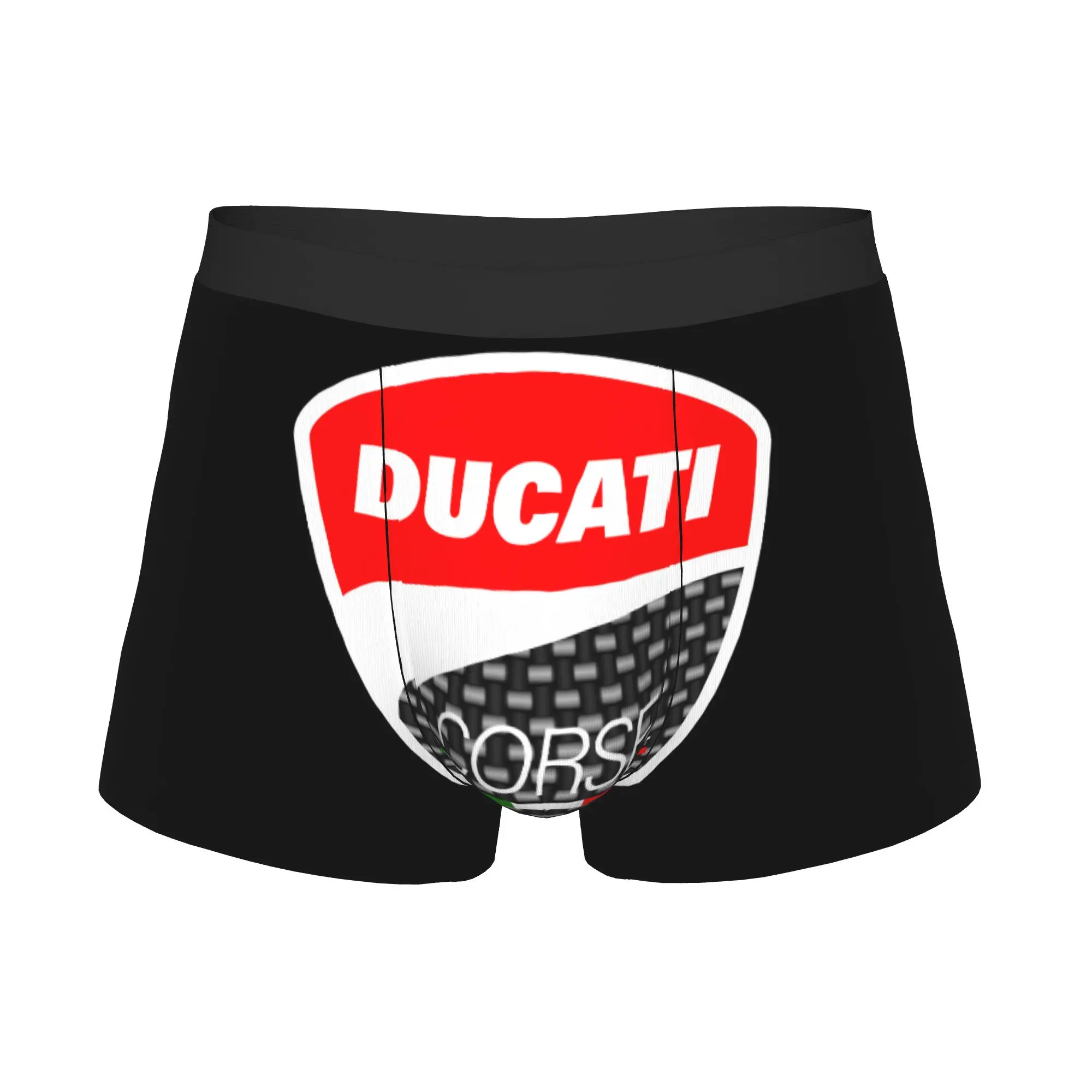 Racing Sprot Ducatis Underwear Men Print Motorcycle  Boxer Briefs Shorts Panties Breathable Underpants