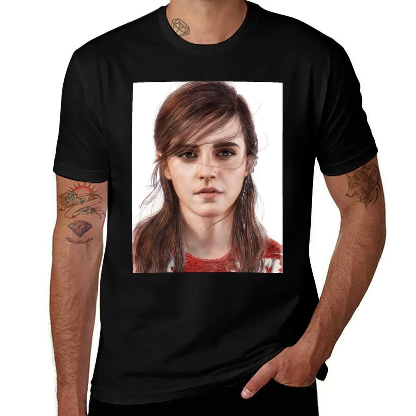 The enchanting eyes! T-Shirt Casual Loose Daily Wear T-Shirt