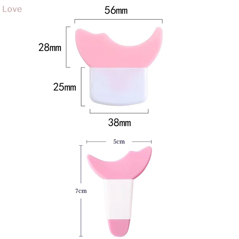 [L&P] 멀티 기능 아이라이너 스텐실, 윙팁 및 립스틱 착용 보조 도구, 재사용 가능한 메이크업 도구 보조 기구