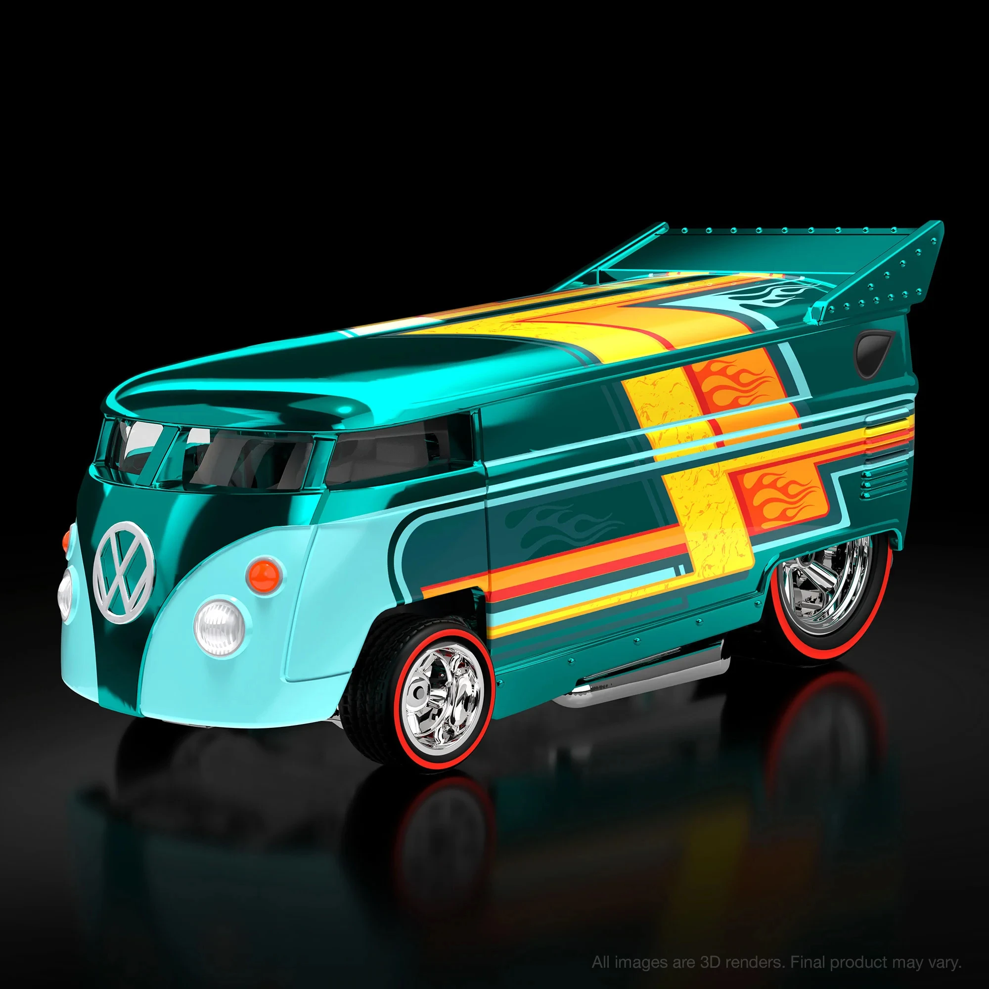 Hot Wheels Cars RLC Volkswagen Drag Bus 1/64 vehículos de juguete modelo fundido a presión de Metal