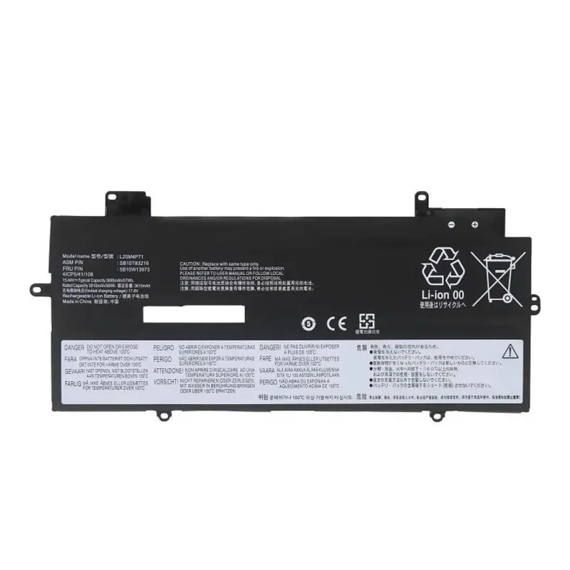 15.48V 57Wh Laptop Battery L20M4P71 L20C4P71 L20D4P71  L20L4P71 for Lenovo ThinkPad X1 Carbon Gen 9 Yoga G6 6th  Gen Series