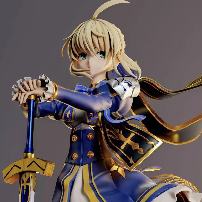 

Ane Studio Fate Stay Night Saber Altria Action Figure Pvc Collectible Statue Anime Peripheral Desktop Decoration For Anime Fans