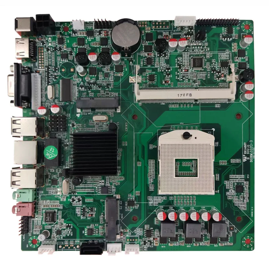 

PCWINMAX Mini ITX HM55 motherboard Support DDR3 4GB，Socket PGA988，Processor Intel Sockets I3/I5/I7