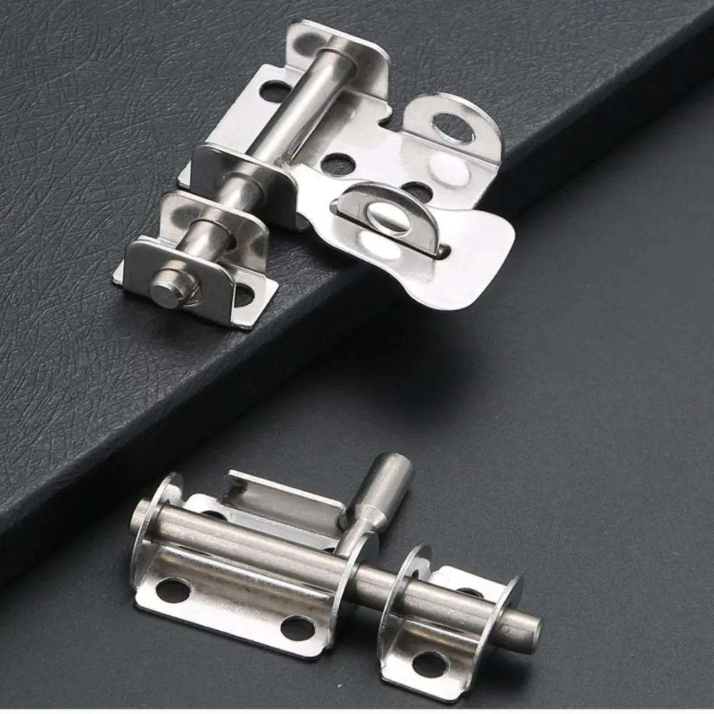 ステンレス鋼ドアラッチゲート安全ロックスライド機構スライドボルトラッチトイレドアロックハードウェア掛け金ロック