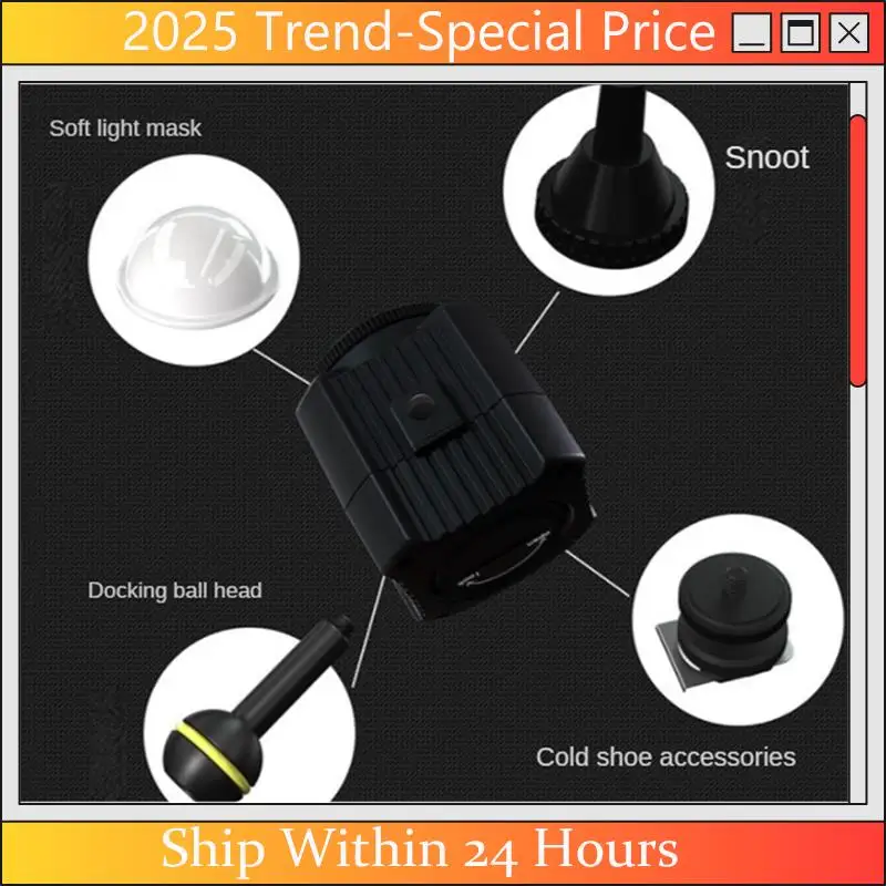 

CHYY Top 2000LM Mini Outdoor Photography Lighting For Gopro Action Camera And Phone 40 M Waterproof Sube Diving Fill LED Light