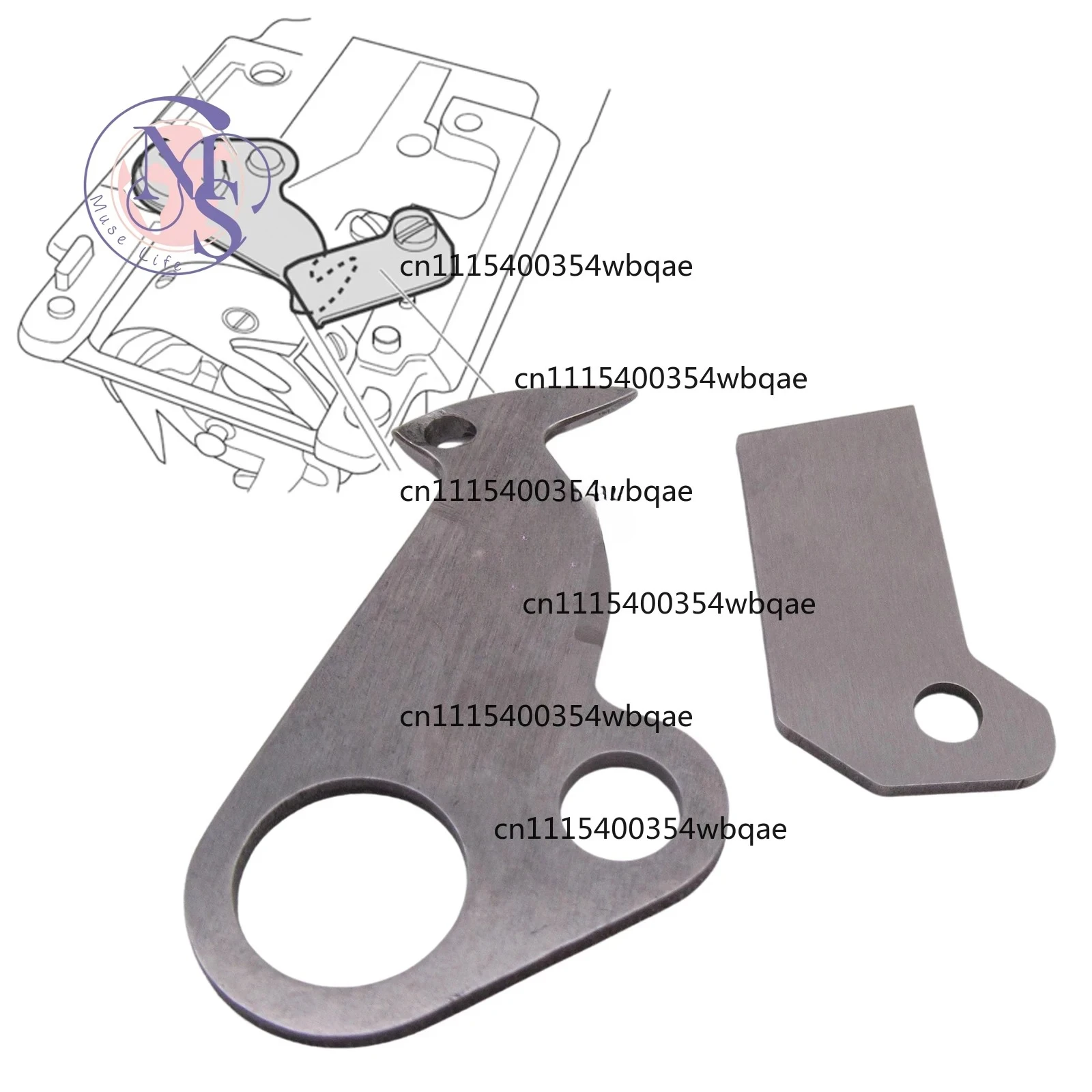 ZOCI-FOR-1Set GP-016504-03 GP-020500-03 Moving Fixing Mesh Fit Embroidery Machine MA-6