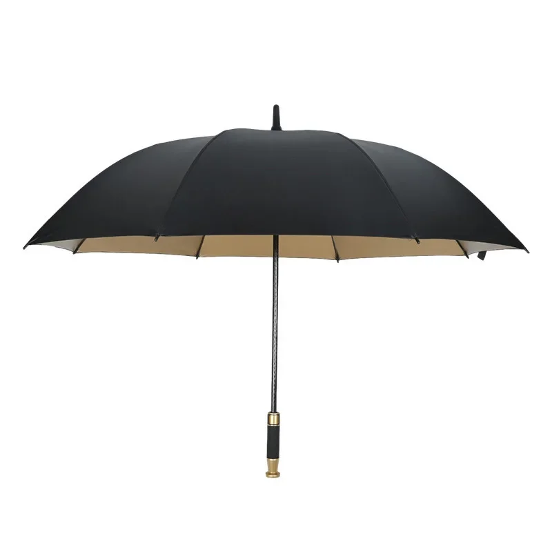 For Mercedes BenzLuxury Fully Automatic Rain Shine Long Handle Gold Glue Golden Handle Umbrella