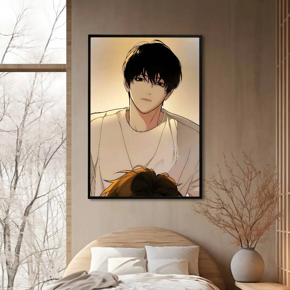 Manga R-Reverse T-Thinking Poster Fancy Wall Sticker for Living room bar retro decorative painting room