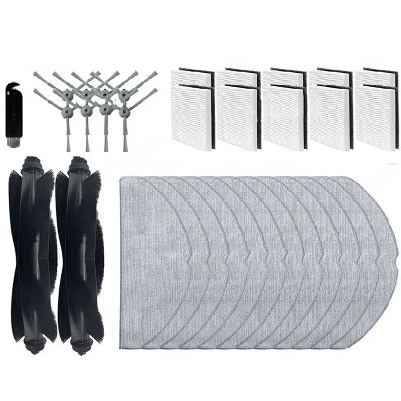 

Compatible Hepa Filter Mop Cloth Dust Bag Main Side Brush For Eufy G50 Hybrid, L60 Hybrid/L60 Hybrid SES Accessory
