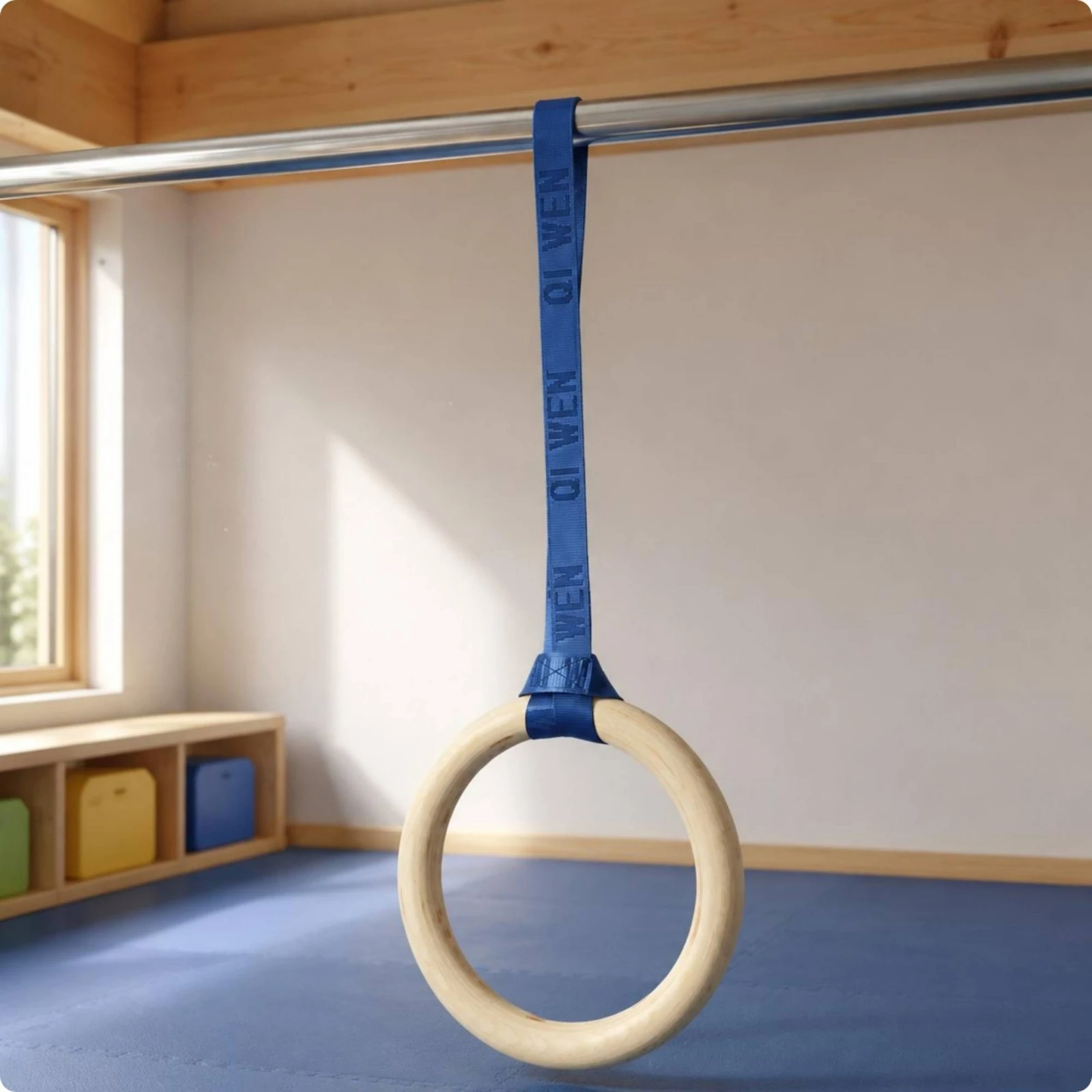 Suspension Rings Wooden Round  - Gymnastic Ring Wood recension och pris