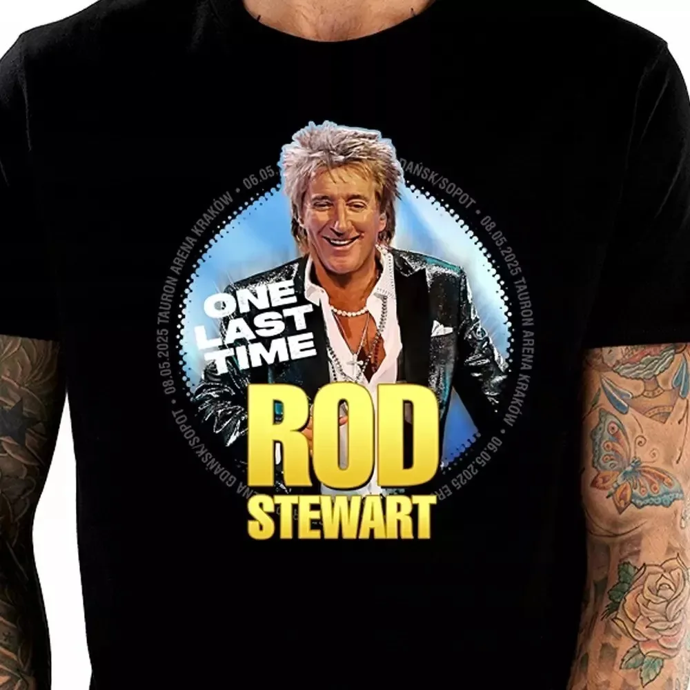 

Футболка One Last Time Rod Stewart 2025 Tour, полный размер S-5XL