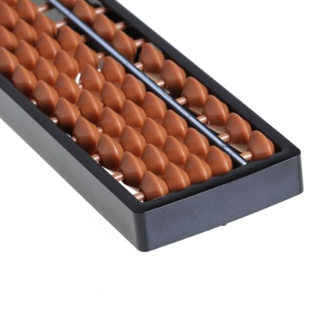 

17 Digits Plastic Abacus Arithmetic Tool For Kids Wood Rods Durable Frame Math Learning Aid Abacus For Mathematics